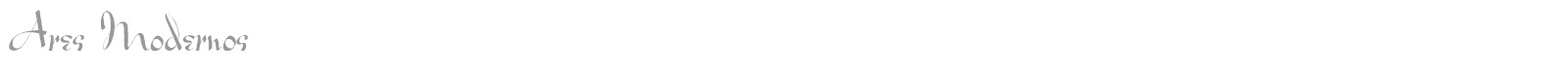 Ares Modernos font preview